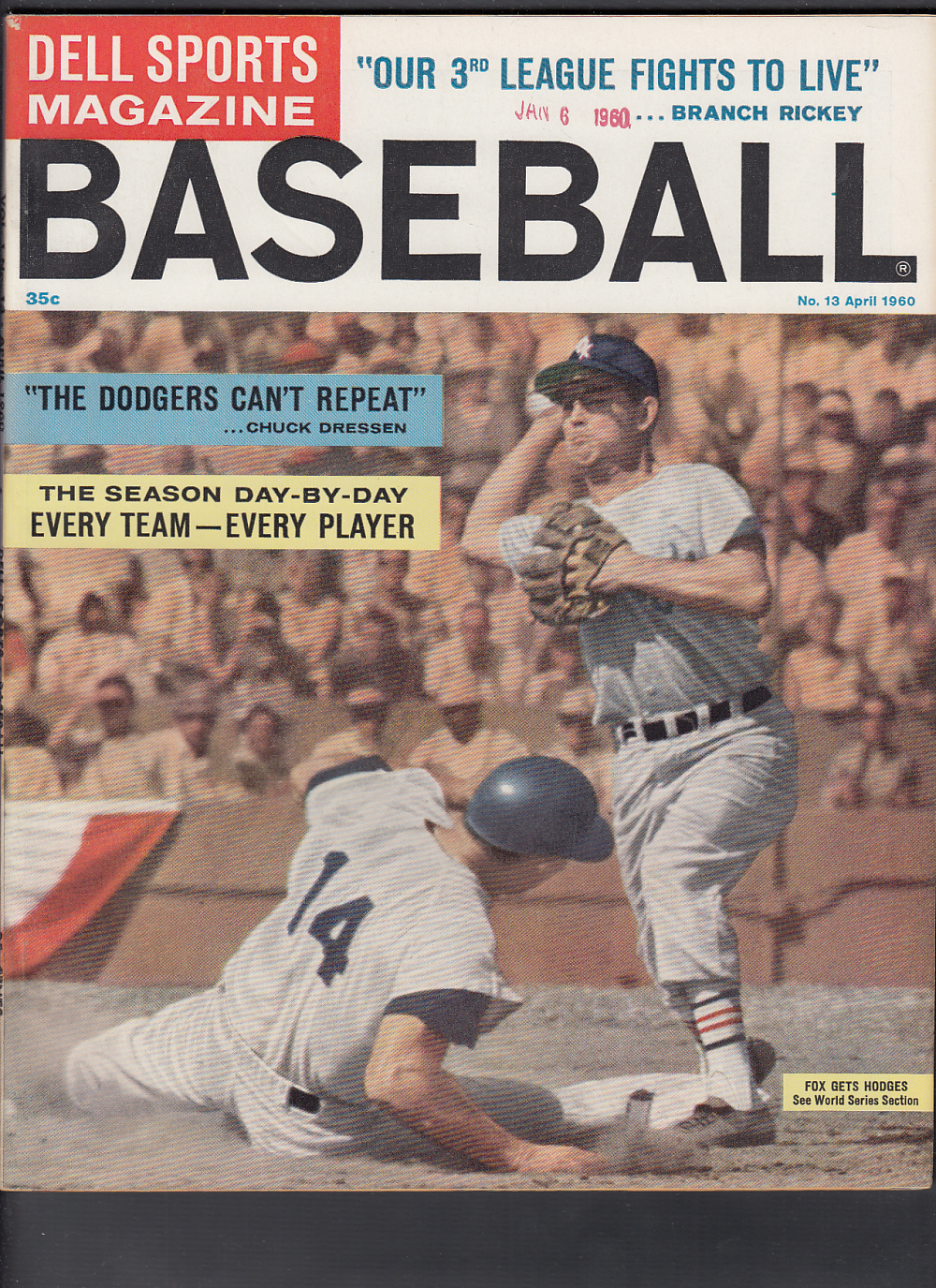 1960 DELL SPORTS FULL MAGAZINE photo 1960 DELL SPORTS FULL MAGAZINE photo