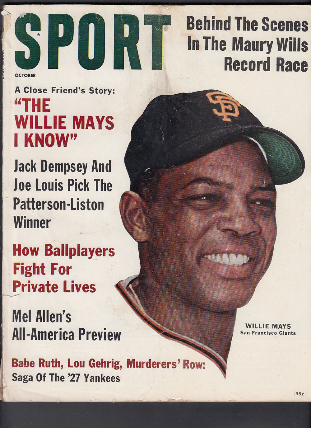 1962 SPORT FULL MAGAZINE W. WAYS ON COVER photo 1962 SPORT FULL MAGAZINE W. WAYS ON COVER photo