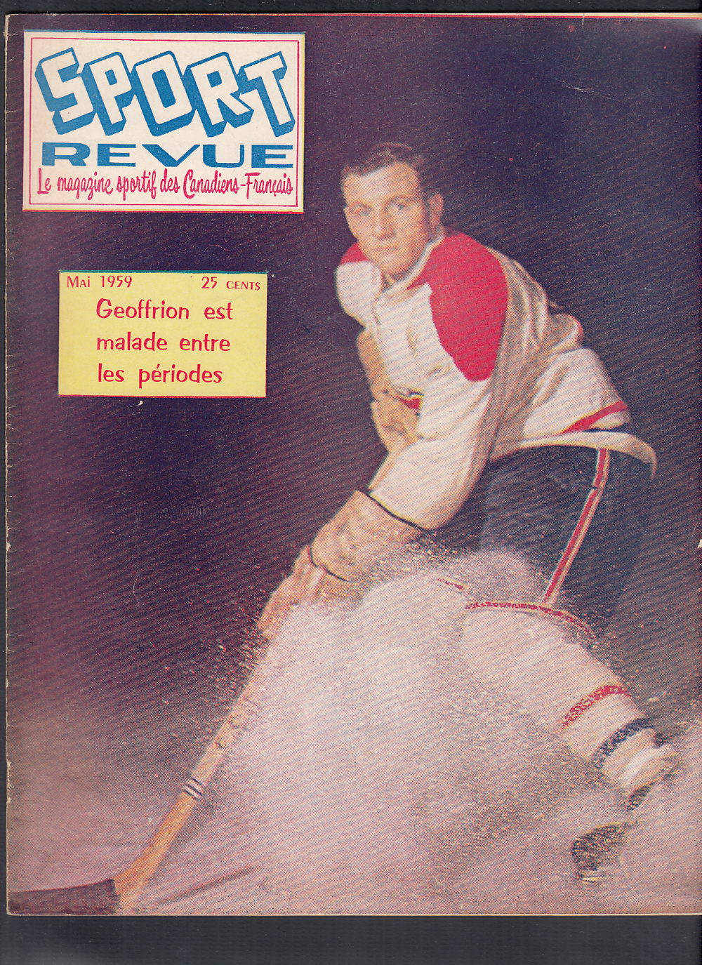 1959 SPORT REVUE MAGAZINE D. MOORE ON COVER photo 1959 SPORT REVUE MAGAZINE D. MOORE ON COVER photo