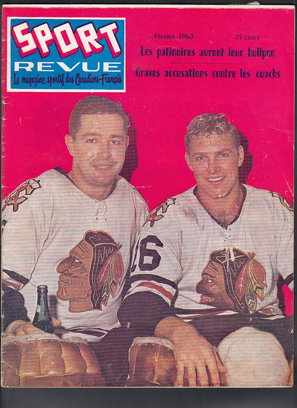 1960 SPORT REVUE MAGAZINE B. HULL ON COVER photo 1960 SPORT REVUE MAGAZINE B. HULL ON COVER photo
