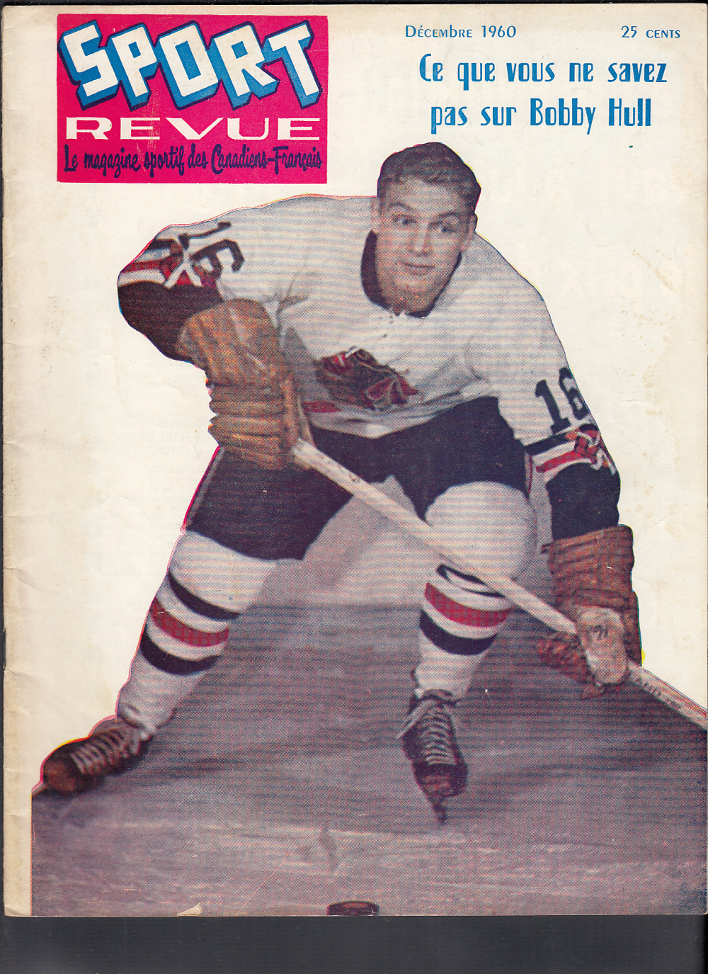 1960 SPORT REVUE MAGAZINE B. HULL ON COVER photo 1960 SPORT REVUE MAGAZINE B. HULL ON COVER photo