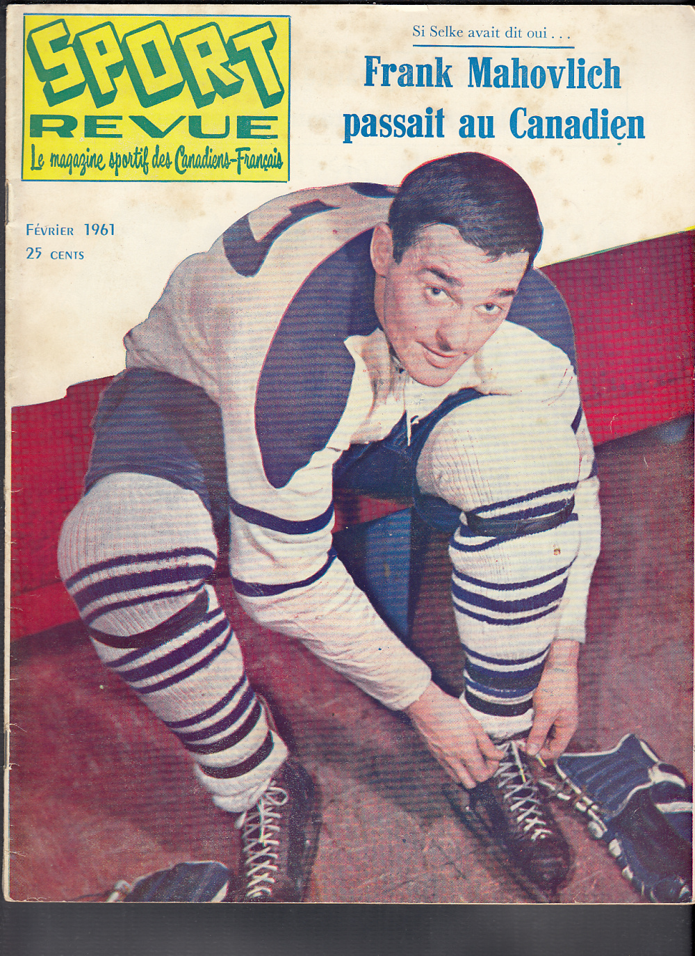 1961 SPORT REVUE MAGAZINE F. MAHOVLICH ON COVER photo 1961 SPORT REVUE MAGAZINE F. MAHOVLICH ON COVER photo