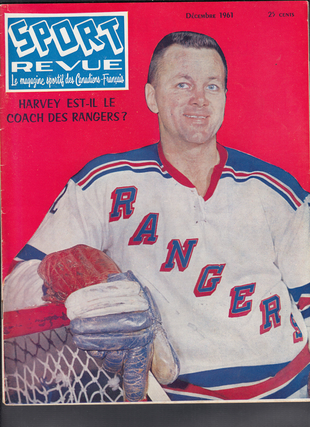 1961 SPORT REVUE MAGAZINE D. HARVEY ON COVER photo 1961 SPORT REVUE MAGAZINE D. HARVEY ON COVER photo