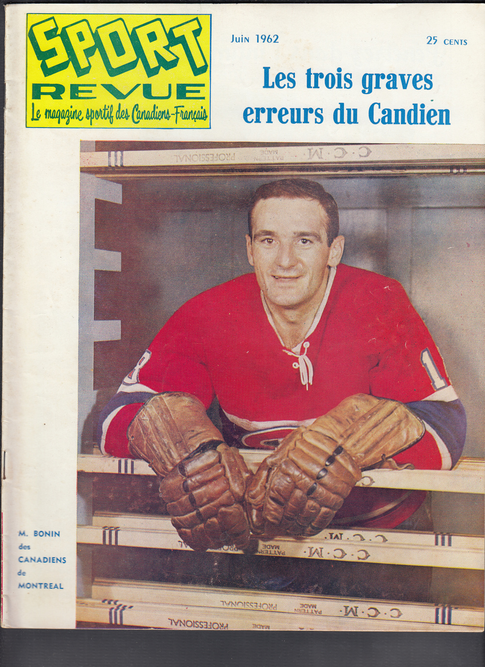 1962 SPORT REVUE MAGAZINE M. BONIN ON COVER photo 1962 SPORT REVUE MAGAZINE M. BONIN ON COVER photo