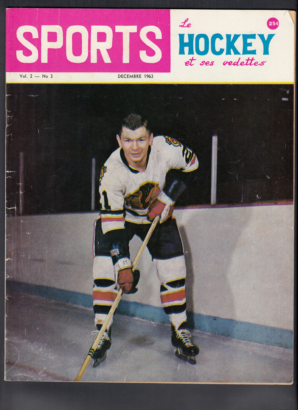 1963 SPORTS HOCKEY MAGAZINE S. MIKITA ON COVER photo 1963 SPORTS HOCKEY MAGAZINE S. MIKITA ON COVER photo