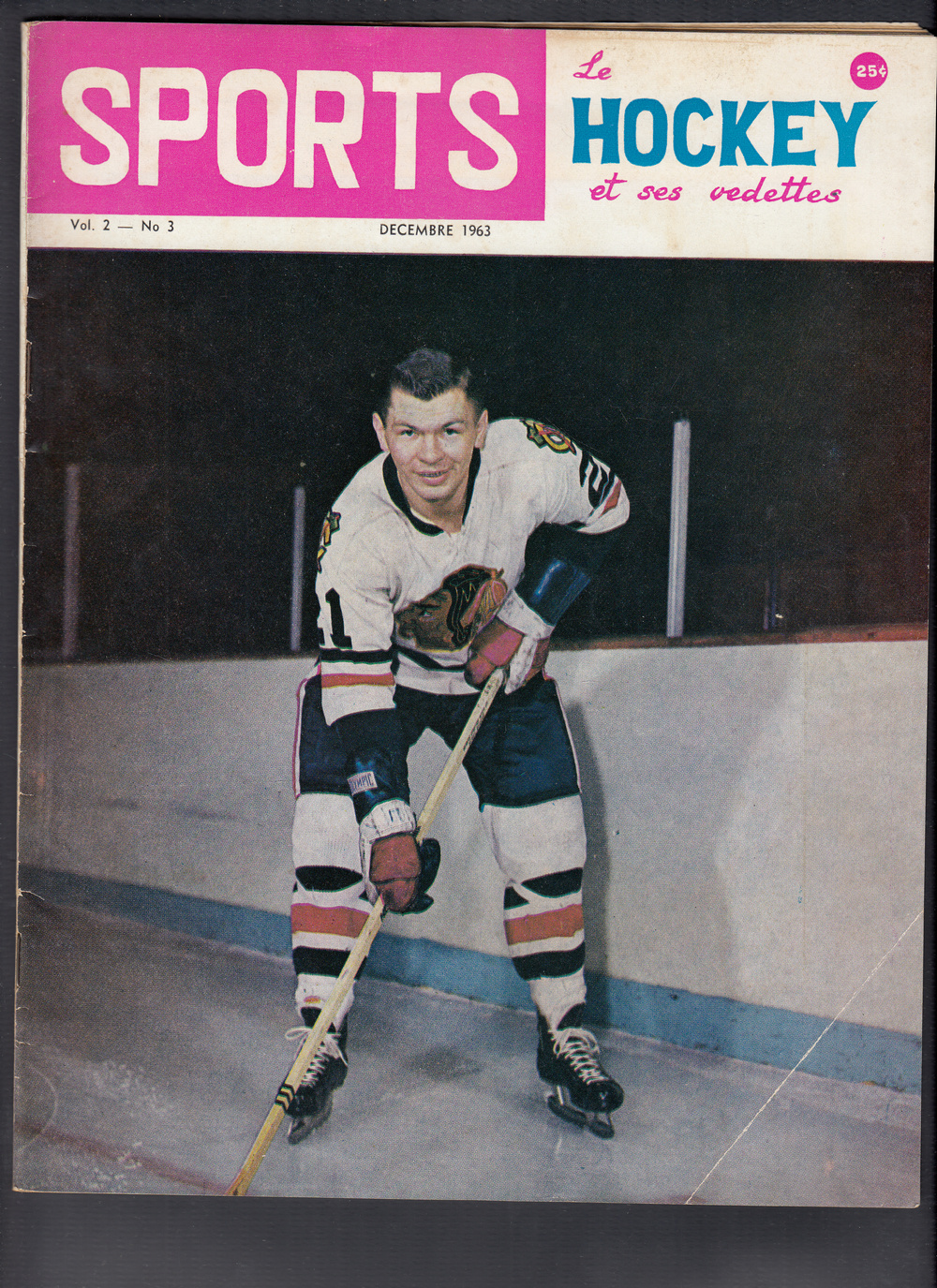 1963 SPORTS HOCKEY MAGAZINE S. MIKITA ON COVER photo 1963 SPORTS HOCKEY MAGAZINE S. MIKITA ON COVER photo