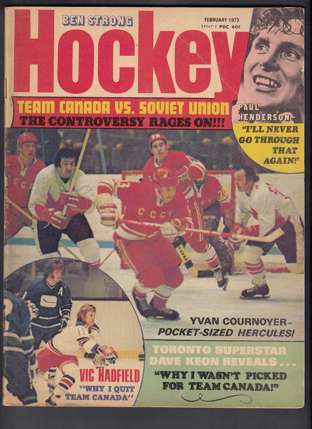 1973 BEN STRONG HOCKEY MAGAZINE P. ESPOSITO ON COVER photo 1973 BEN STRONG HOCKEY MAGAZINE P. ESPOSITO ON COVER photo