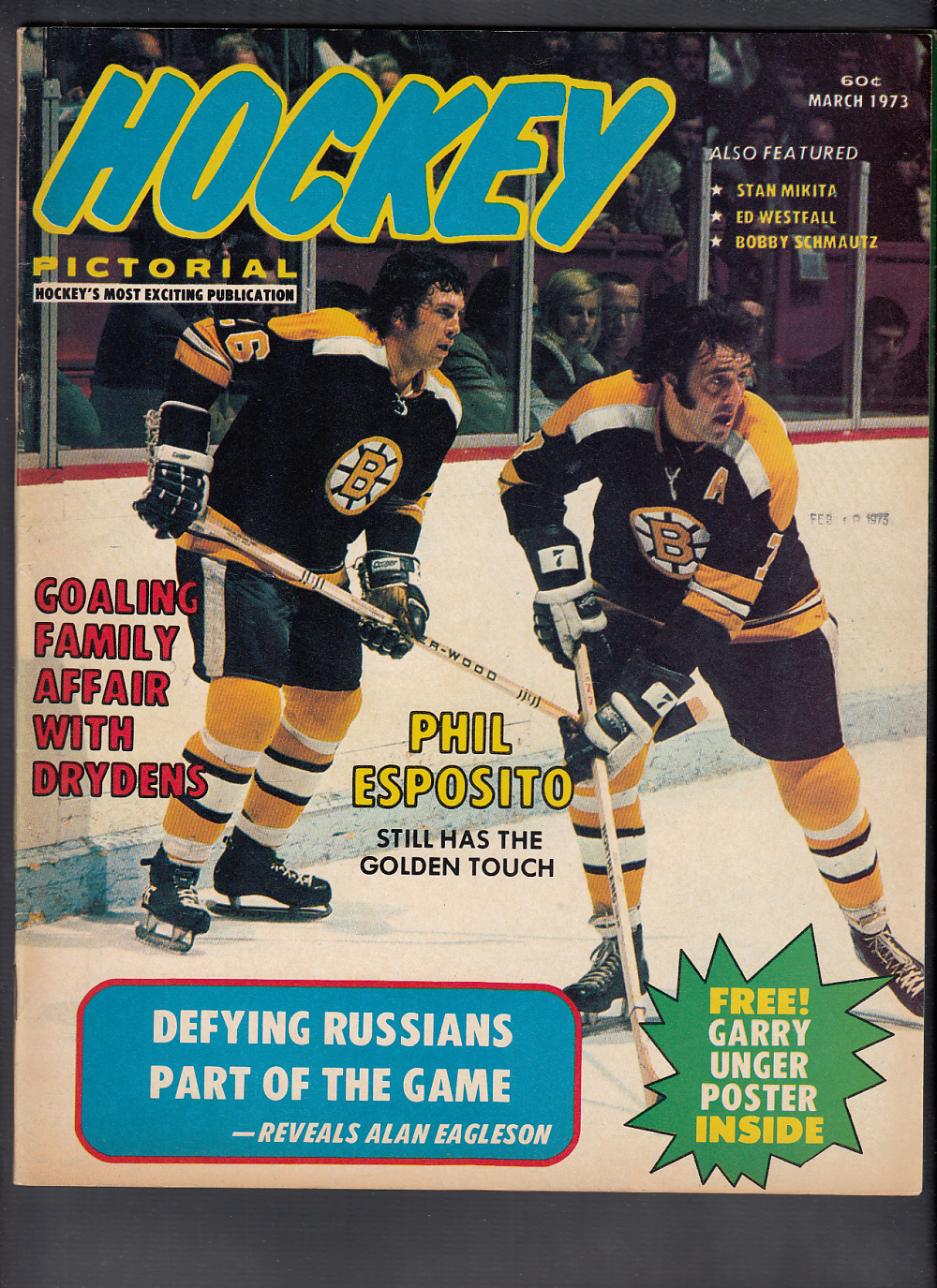 1973 HOCKEY PICTORIAL MAGAZINE P. ESPOSITO ON COVER photo 1973 HOCKEY PICTORIAL MAGAZINE P. ESPOSITO ON COVER photo