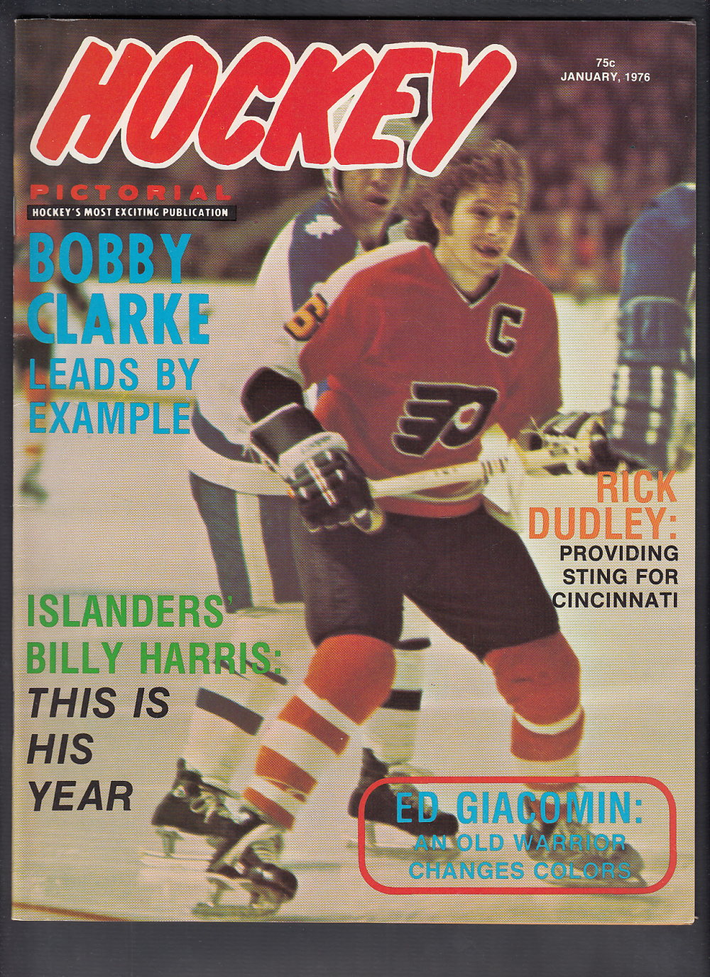 1976 HOCKEY PICTORIAL MAGAZINE B. CLARKE ON COVER photo 1976 HOCKEY PICTORIAL MAGAZINE B. CLARKE ON COVER photo