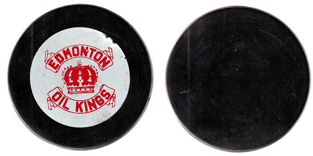 1970-74 VICEROY V2 EDMONTON OIL KINGS PUCK photo 1970-74 VICEROY V2 EDMONTON OIL KINGS PUCK photo
