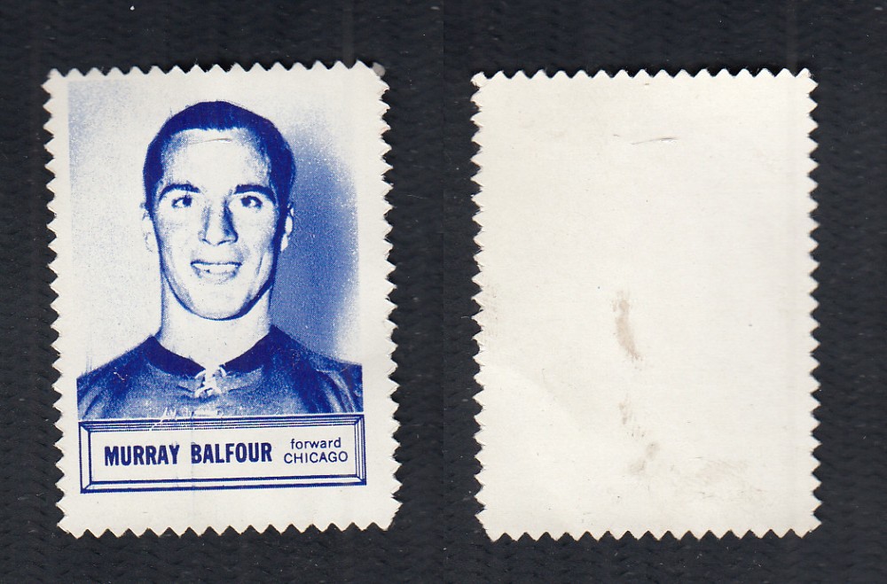 1961-62 TOPPS STAMPS M. BALFOUR photo 1961-62 TOPPS STAMPS M. BALFOUR photo