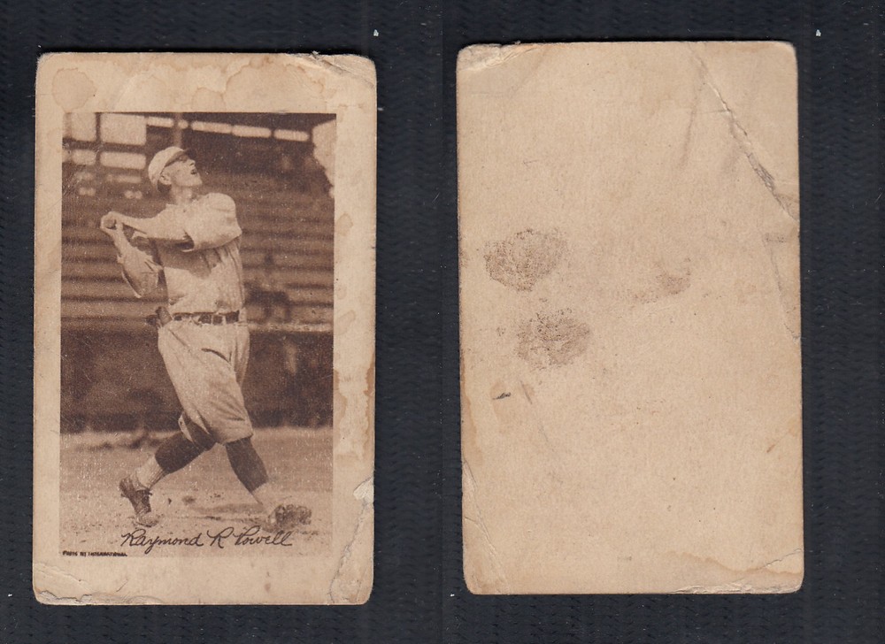 1923 V100 WILLARD'S CHOCOLATE BASEBALL CARD R.R. POWELL photo 1923 V100 WILLARD'S CHOCOLATE BASEBALL CARD R.R. POWELL photo