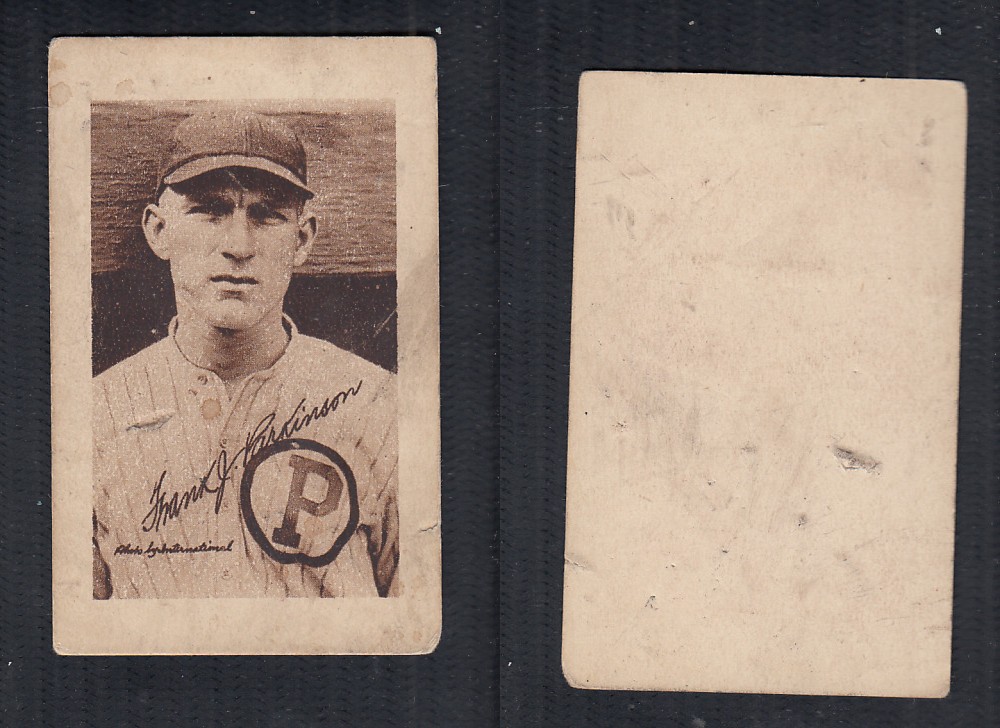 1923 V100 WILLARD'S CHOCOLATE BASEBALL CARD F.J. PARKINSON photo 1923 V100 WILLARD'S CHOCOLATE BASEBALL CARD F.J. PARKINSON photo