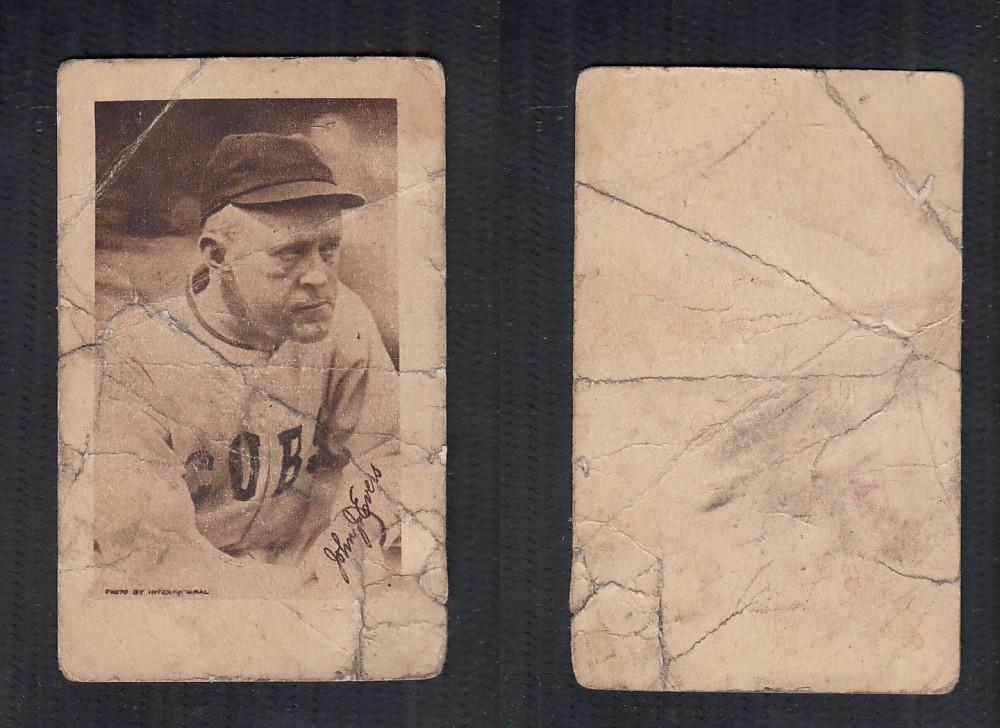 1923 V100 WILLARD'S CHOCOLATE BASEBALL CARD J.J. EVERS photo 1923 V100 WILLARD'S CHOCOLATE BASEBALL CARD J.J. EVERS photo