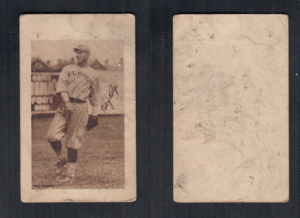 1923 V100 WILLARD'S CHOCOLATE BASEBALL CARD R. KOLP photo 1923 V100 WILLARD'S CHOCOLATE BASEBALL CARD R. KOLP photo