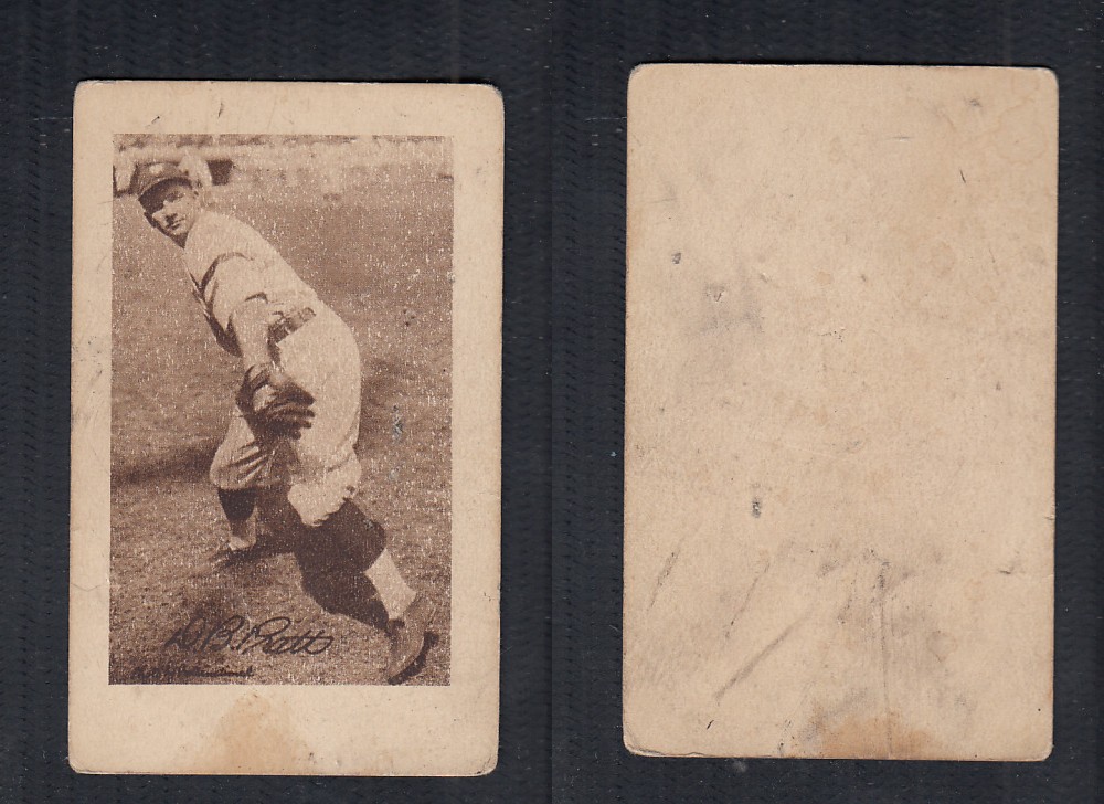 1923 V100 WILLARD'S CHOCOLATE BASEBALL CARD D.B. PRATT photo 1923 V100 WILLARD'S CHOCOLATE BASEBALL CARD D.B. PRATT photo