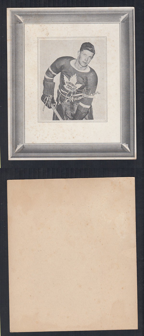 1938-39 QUAKER OATS HOCKEY CARD M. CHAMBERLAIN photo 1938-39 QUAKER OATS HOCKEY CARD M. CHAMBERLAIN photo