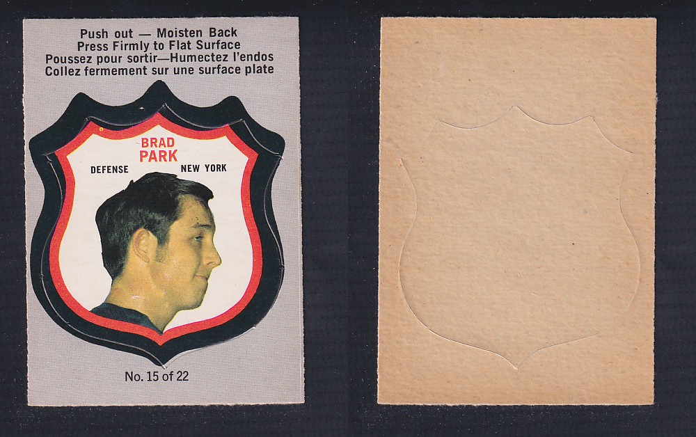 1972-73 O-PEE-CHEE PLAYER CREST #15 B. PARK photo
