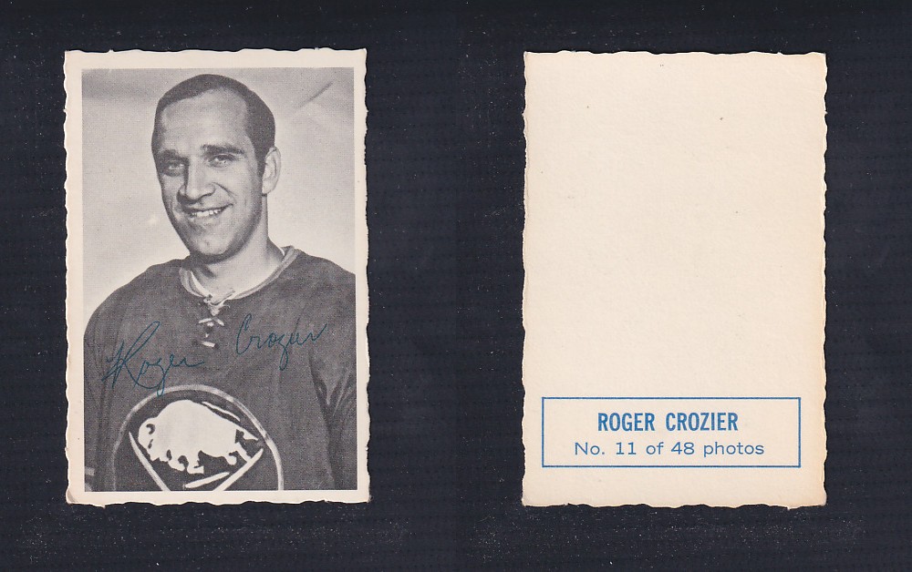1970-71 O-PEE-CHEE DECKLE EDGE #11 R. CROZIER photo 1970-71 O-PEE-CHEE DECKLE EDGE #11 R. CROZIER photo