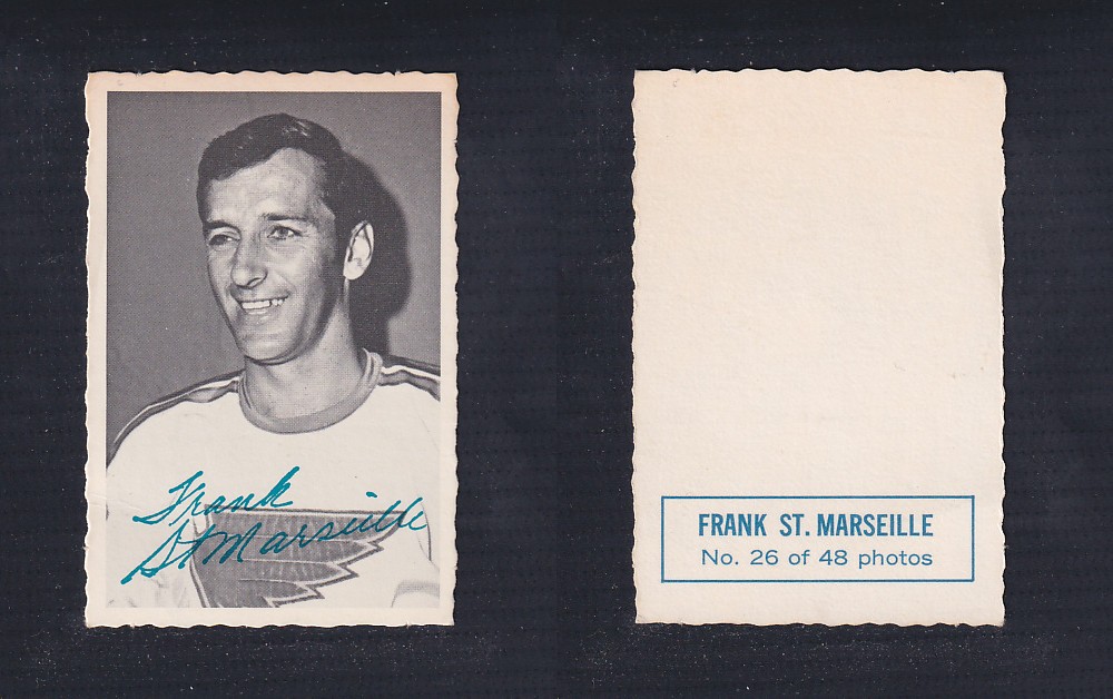 1970-71 O-PEE-CHEE DECKLE EDGE #26 F. ST.MARSEILLE photo 1970-71 O-PEE-CHEE DECKLE EDGE #26 F. ST.MARSEILLE photo
