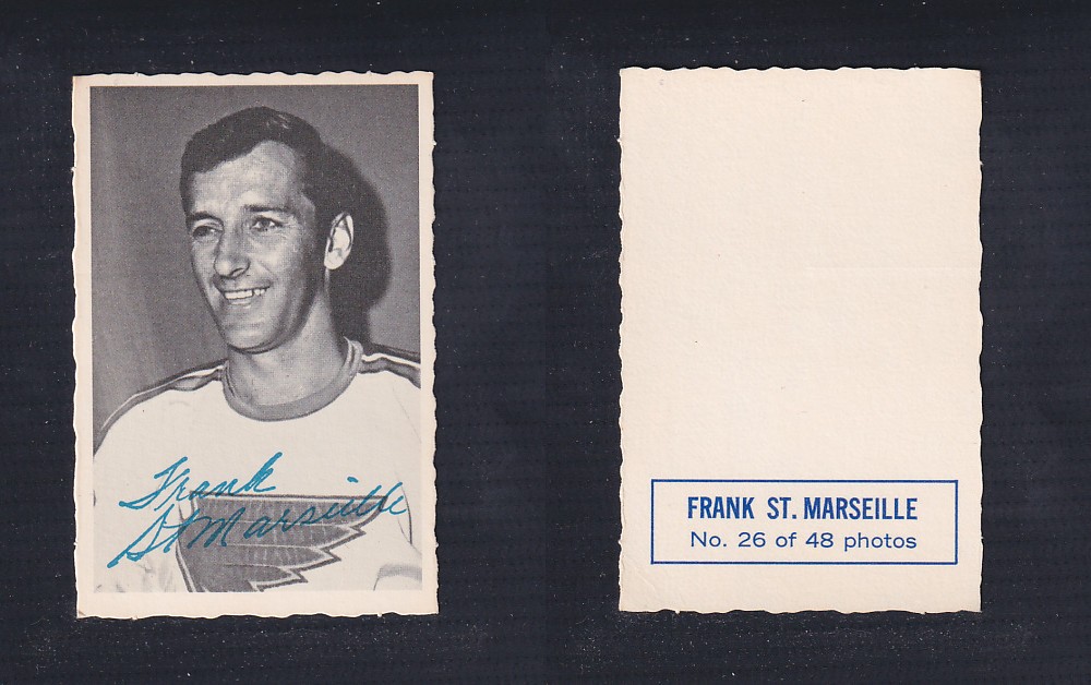 1970-71 O-PEE-CHEE DECKLE EDGE #26 F. ST.MARSEILLE photo 1970-71 O-PEE-CHEE DECKLE EDGE #26 F. ST.MARSEILLE photo