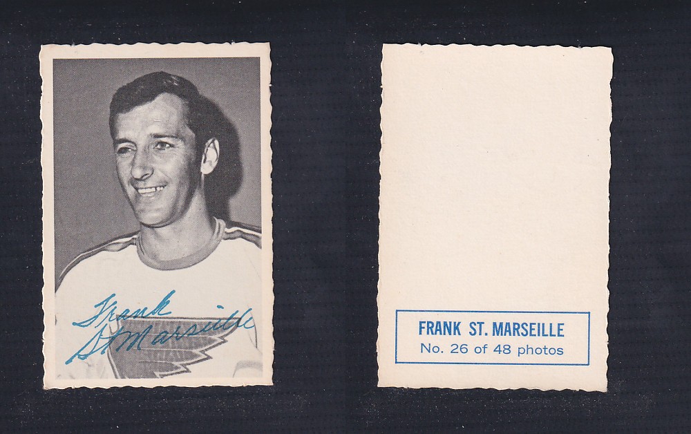 1970-71 O-PEE-CHEE DECKLE EDGE #26 F. ST.MARSEILLE photo 1970-71 O-PEE-CHEE DECKLE EDGE #26 F. ST.MARSEILLE photo