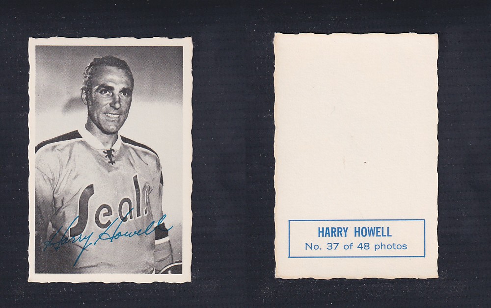 1970-71 O-PEE-CHEE DECKLE EDGE #37 H. HOWELL photo 1970-71 O-PEE-CHEE DECKLE EDGE #37 H. HOWELL photo
