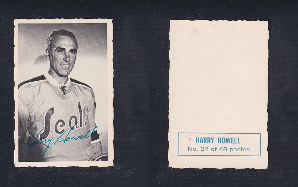1970-71 O-PEE-CHEE DECKLE EDGE #37 H. HOWELL photo 1970-71 O-PEE-CHEE DECKLE EDGE #37 H. HOWELL photo
