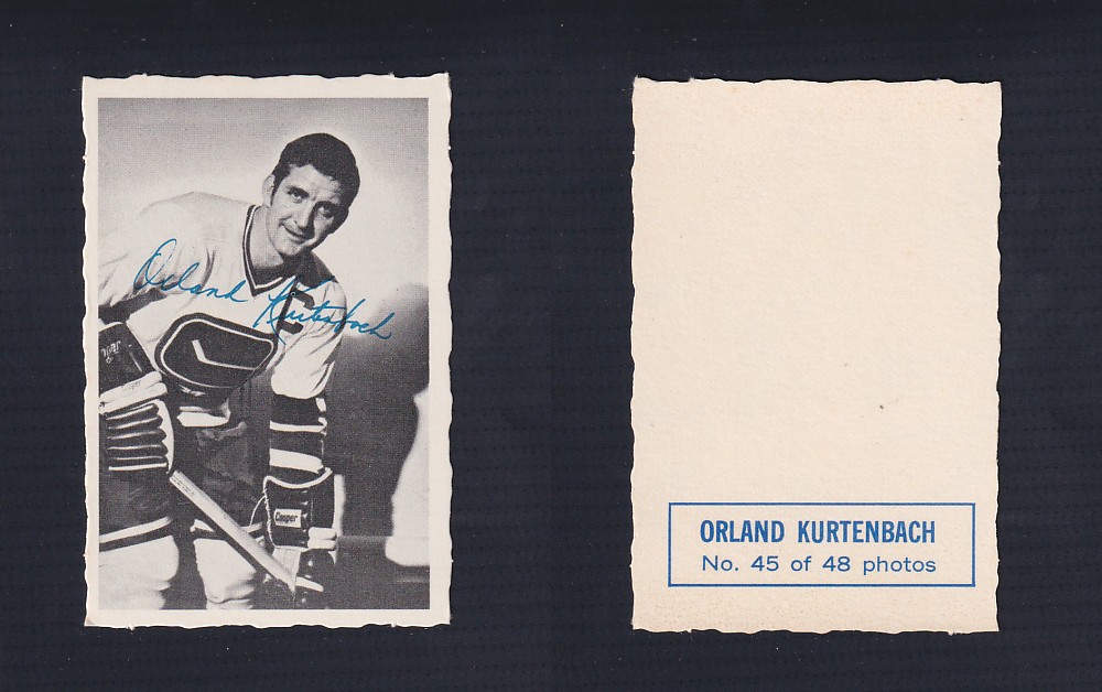 1970-71 O-PEE-CHEE DECKLE EDGE #45 O. KURTENBACH photo 1970-71 O-PEE-CHEE DECKLE EDGE #45 O. KURTENBACH photo