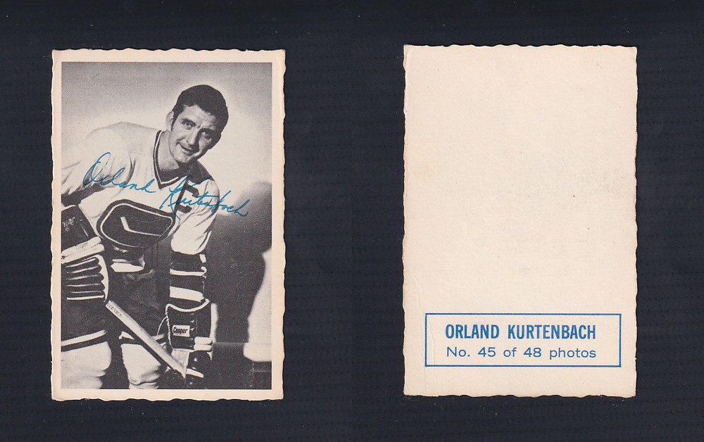 1970-71 O-PEE-CHEE DECKLE EDGE #45 O. KURTENBACH photo 1970-71 O-PEE-CHEE DECKLE EDGE #45 O. KURTENBACH photo