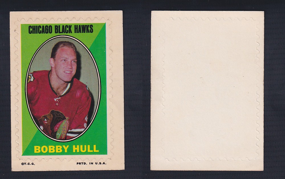 1970-71 O-PEE-CHEE STICKER STAMP B. HULL photo 1970-71 O-PEE-CHEE STICKER STAMP B. HULL photo