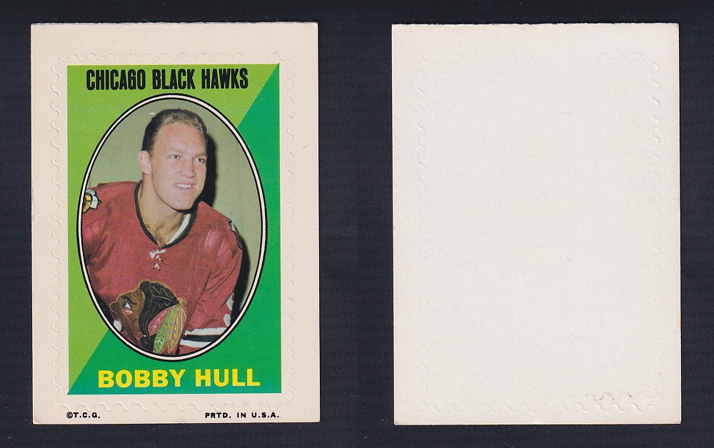 1970-71 O-PEE-CHEE STICKER STAMP B. HULL photo 1970-71 O-PEE-CHEE STICKER STAMP B. HULL photo