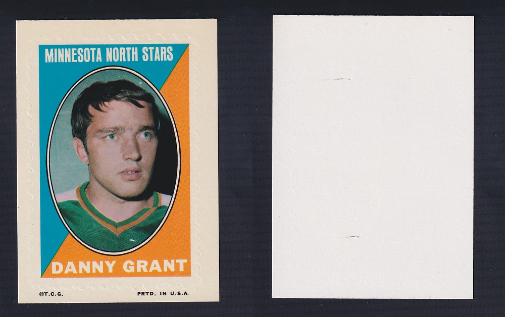 1970-71 O-PEE-CHEE STICKER STAMP D. GRANT photo 1970-71 O-PEE-CHEE STICKER STAMP D. GRANT photo
