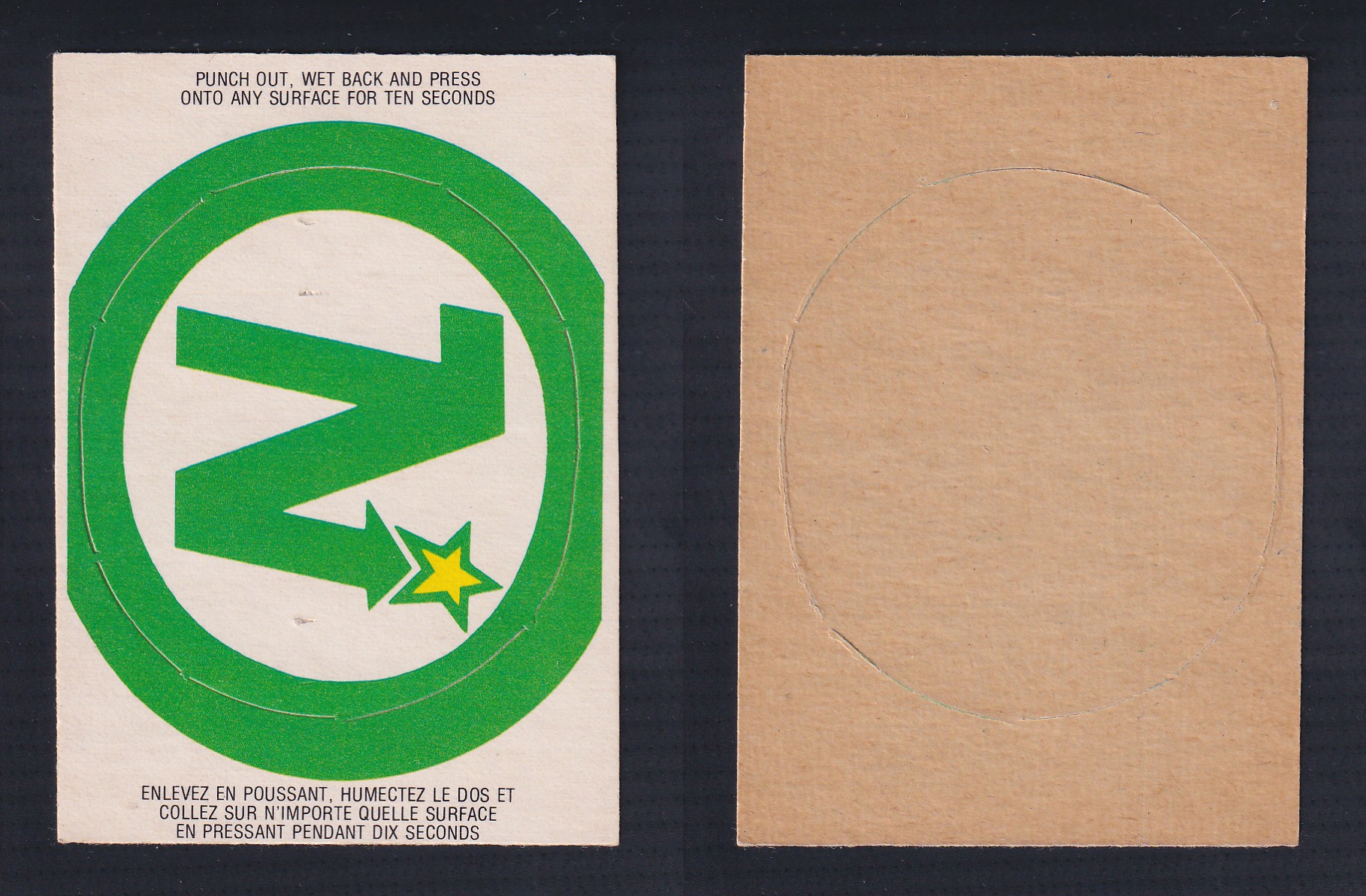 1973-74 O-PEE-CHEE TEAM LOGO MINNESOTA NORTH STARS photo 1973-74 O-PEE-CHEE TEAM LOGO MINNESOTA NORTH STARS photo